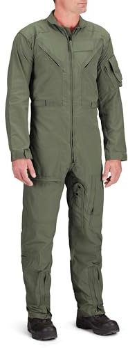 Propper Men's Poly Cotton Twill 27/P Flyers Coverall Jumpsuit, Freedom Green, L
