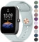 Cinturino per Amazfit Bip/Bip 3 /Bip 3 Pro Smartwatch, Largo 20 mm Cinturini in Silicone Originale Compatibile con Amazfit Bip S/Bip Lite/Bip U Pro Donna Uomo