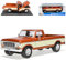 Ford F*150 Pick-Up Braun mit Beige 6. Generation 1973-1980 1/18 Modell Auto