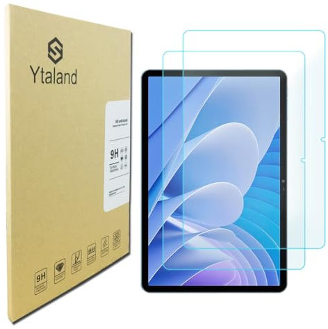 Ytaland Lot de 2 films de protection d'écran en verre blindé pour tablette DOOGEE T30 PRO 11 Dureté 9H Anti-rayures HD Clear Film de protection d'écran blindé