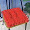 Sitzkissen Outdoor, 2er Set Stuhlkissen 45x45cm, Dicke Bodenkissen, Sitzpolster Outdoor für Bank und Gartenstuhl(Quadrat,Rot,45 x 45 cm)