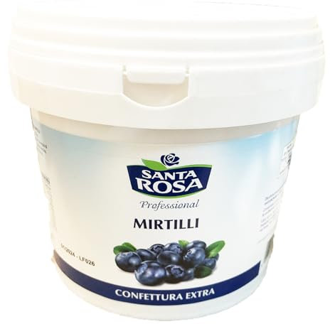 Santa Rosa Confettura Extra di Mirtilli Barattolo da 3,2 Kg