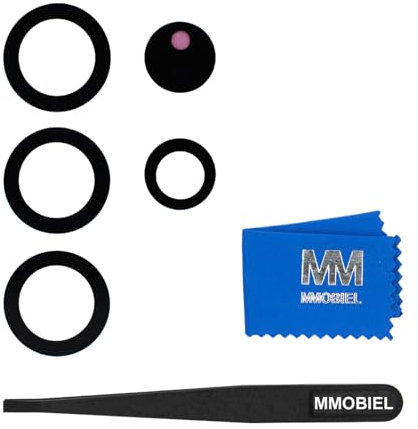 MMOBIEL Back Rear Camera Glass Lens Replacement Compatible with Samsung Galaxy S24 Ultra - Pre-Installed Adhesive, Tweezer and Cloth