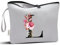 Vavabox A-Z Personalisierte Kosmetiktasche-Geburtstagsgeschenke Für Frauen, Mütter, Beste Freundinnen Und Brautjungfern (L, Grau)