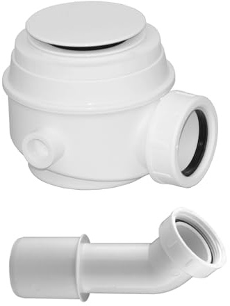 Omnires WB01XBP SYFON Badewanne und Duschsiphon, White Gloss