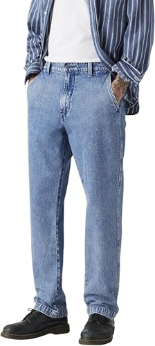 Levi's Herren Chinohose aus Baumwolle, Straight Fit, Blau (Quarter Past Mid was), W31/L30