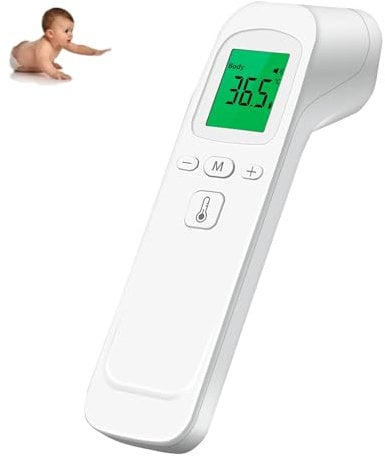 No-Touch Forehead Thermometer for Adults/Kids/Baby,Sensitive Infrared Digital,Baby Bath,Ear Thermometer for children,Accurate Reading with LCD Display,Fever Alarm
