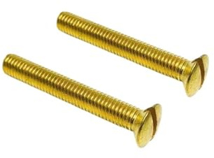 M3 M3.5 M4 M5 M6 Brass Slotted Semi-Countersunk Head Screws One-Slot Oval Countersunk Thread Nails Machine Bolt 6mm-50mm(M5x25mm (15pcs))