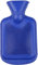 Hot Water Bottle 500ml Secure & Leak-Proof Natural Rubber Large Hot Water Bottles for Pain Relief, Hand and Foot Warmer (Blue, 500ml)