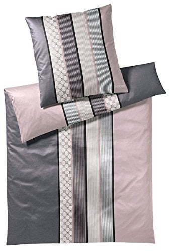 Joop! Bettwäsche Cornflower Stripes deep Rose 1 Bettbezug 140 x 200 cm + 1 Kissenbezug 70 x 90 cm