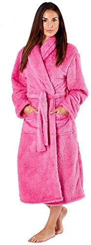 Lady Olga - Robe de chambre - Femme (L, Rose)