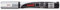 uni-ball 186211 - Fenster- & Kreidemarker UNI CHALK PWE-5M, 1,8 - 2,5 mm, Rundspitze, silber