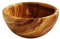 NATUREHOME Handgefertigte Olivenholz Schale – 10 cm, Lebensmittelecht, antibakteriell und langlebig für Salat oder als Dekoration, ein Naturprodukt mit edler Maserung und stilvoller Optik