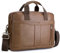 SPAHER Mens Leather Laptop Bag Briefcases for Men 15.6 Inch Leather Briefcase Business Work Laptop Handbag Shoulder Bag Messenger Bag with Removable Strap Daily Man Bag Gift for Man