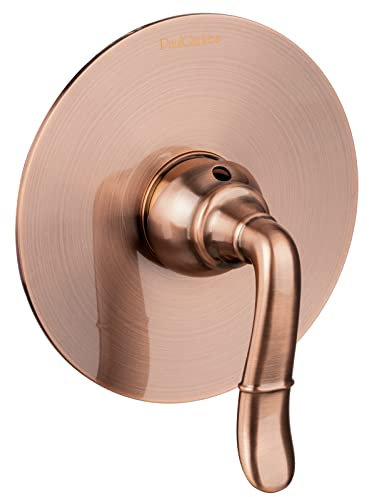 PaulGurkes Kupfer Unterputz Einhandmischer Armatur Nostalgie Rote Bronze Mischbatterie Unterputzarmatur Duscharmatur Badewannenarmatur Einhebelarmatur Montagebox Vintage Landhausstil