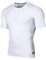 LAFROI Herren Kurzarm UPF 50+ Kompressionsshirt Rash Guard-CLY02D (Sym White,LG)