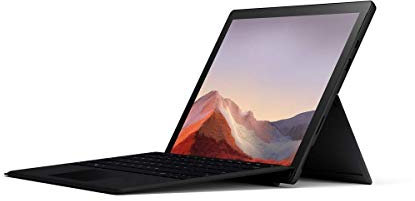2019 Microsoft Surface Pro 7 with Intel Core i7-1065G7 (12.3-inch, 16GB RAM, 256GB SSD) Black (Renewed)