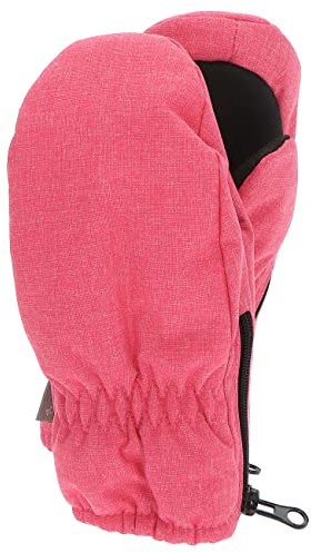 Sterntaler Unisex Kinder Daumen und seitlichem Reißverschluss Fäustlinge, Magenta Melange, 2