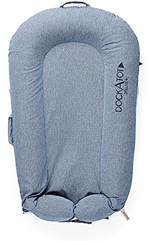 DockATot Deluxe+ Dock Baby Lounger - Multifunktionale leichte Dockingstation für Babys - Verfügt über eine Schnalle & abnehmbaren Bezug für einfache Reinigung - für Babys im Alter von 0-8 Monaten -
