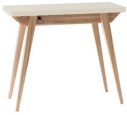Ragaba Table Console Extensible 45x90 cm Envelope Blanc Craie
