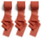 CHUQING 6,3 Meter Geschenkband Orange 38mm Schleifenband Dekoband Hochzeitsdeko Stuhlband Schärpen Band Fransen Chiffonband