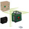 Bosch Kreuzlinienlaser UniversalLevel 360 (vertikale + horizintale Laserlinien inkl. 360° zum Ausrichten im ganzen Raum, im E-Commerce Karton)