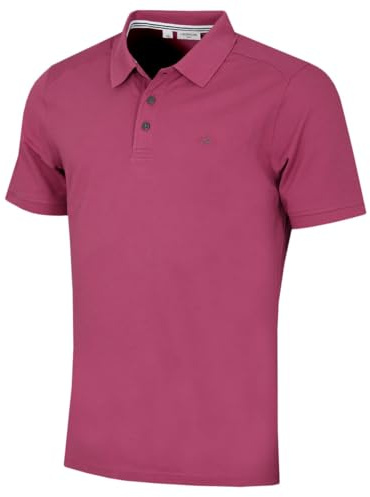 Calvin Klein Mens Campus Polo Shirt - Mauve - XXL