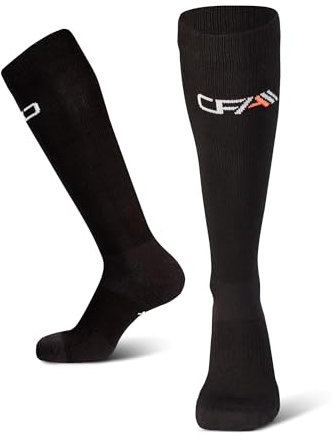 COMPRESSION FOR ATHLETES - Weiche Bambus-Kompressionsstrümpfe für Männer und Frauen - Überlegener für den täglichen Gebrauch, Arbeit, Reisen, Flüge, Schwangerschaft, Sport - Hergestellt in der EU