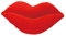 VORCOOL Kissen, 50cm rote Lippenform Kissen weiches Kissen Paar Geschenk Home dekorative Kissen