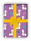 Fröhliches Lama Geschenkpapier mit Kaktus und Lamas für schöne Geschenk Verpackung 32 x 48cm, 4 Bögen zum Einpacken für Geburtstage, Kinder, Teenager, lila