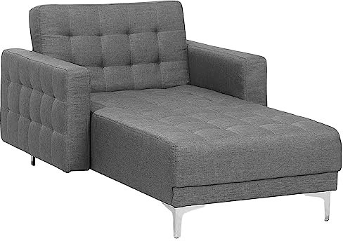 Moderne Chaiselongue Polsterbezug hellgrau Aberdeen