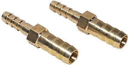 Srise, raccordo per tubi, 2 pezzi, 4 – 12 mm, in ottone spinato, raccordo BSP per tubo flessibile per aria combustibile acqua, rame