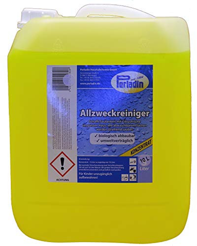 Perladin Allzweckreiniger Kanister 10 Liter, alkalischer Reiniger und Fettlöser, Konzentrat