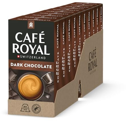Café Royal Édition Chocolat Noir Aromatisé 100 capsules compatibles Nespresso