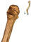 Luckxing Rechange pour Hache – Remplacement des poignées Hache en Forme tête Mort sculptée – Hache incurvée soliet Ergonomique – Manche en Bois Rechange 45,7 cm