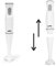 Grafner Stabmixer 200 Watt, 2 Geschwindigkeitsstufen, BPA-frei & spülmaschinengeeignet, Turbo Funktion, Doppel Edelstahlmesser, Pürierstab für Smoothie, Suppen, Joghurt, Saucen, Babynahrung