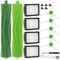 PIBONUS Kit di Accessori Ricambi per iRobot Roomba e/i/j Serie i7 i7+ i3 i3+ i4 i4+ i6 i6+ i8 i8+ j7 j7+ E5 E6 E7,1 Set di 5 spazzole in Gomma per la Pulizia dei Bordi, 4 Filtro