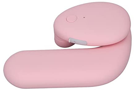 Fdit Elektrisch Beheizter Ohrenwärmer, Dreistufige Temperaturregelung, Beheizte Ohrenschützer für den Außenbereich (Rosa)