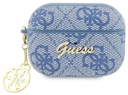 Guess GUAP2G4GSMB Hülle für AirPods Pro 2 Blau 4G Charm Collection