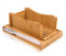 PURENJOY Bamboo Bread Slicer with Knife, Adjustable Thickness Guide, Multi-Functional for Various Bread Types