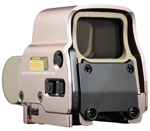 ACEXIER Holographischer Reflex 1x Rotpunktvisier Optik Zielfernrohr Picatinny W.eaver 20mm Schnellverschluss-Halterungsbasis für Taktische Jagd Airsoft (Pink)