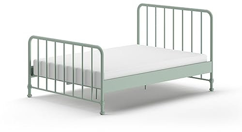 Vipack Bed, Metall, Oliv, 208 x 110 cm