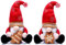 XNSHUN 2er Set Weihnachtsdeko Wichtel Figuren, Handgemachte Weihnachtswichtel, Santa Tomte Gnom Zwerg, Wichtel Dekoration Weihnachtsmann Für Weihnachten Deko (L)