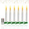 DZAY Weihnachtsdeko Schwebende Kerzen mit Zauberstab LED Kerzen,Schwimmende Kerzen mit Fernbedienung,Batteriebetriebene Flammenlose Spitzkerzen Stabkerzen für Party Wand Dekoration Floating Candles