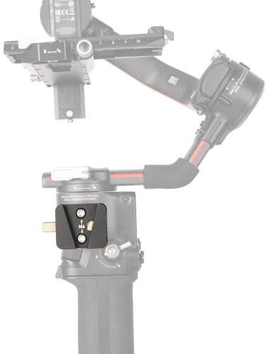 ZGCINE VR-04 Mini-V-Halterungsplatte für DJI Ronin S2/S3 Stabilisator V Mount Akku V-Lock Plate Adapter