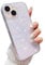 LCHULLE Designed for iPhone 15 Case Women Girls Glitter Bling Shockproof Bumper Cover Cute Sparkly Shiny Slim Fit Protective Phone Case for iPhone 15 6.1 inch,White