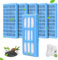 Filtre Fontaine Eau Chat, Pack de 6 Filtres à Triple Action pour Abreuvoir pour À Eau pour Chat 2L, Lot de 6 filtrantes de Rechange pour Chien et Chat, Filtre à Eau De Remplacement à Triple Action