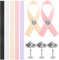 Nadinsta 40 Stück Nähfrei-Aufhänger für Textilien handtücher, 180 x 12 mm Handtuchaufhänger Ohne Nähen,5 Farben Handtuchclips Aufhänger Schlaufen mit Pin-Knopfverschluss für Kleidung, Badetuch, Lappen