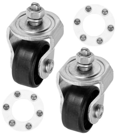 SOESFOUFU Ersatzräder Für Wagenheber Robuste Drehrollen Für 2 Tonnen Wagenheber Metallräder Für Hydraulische Rangierwagenheber Ideal Für Werkstatt Und Garage