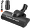 Portek Turbo Brush Floorhead for 1-1/4(32mm) 1-3/8(35mm) Vacuums, Floor Head Accessory Vacuum Attachment, Ideal for Remove Pet Hair Debris from Low-Pile Carpets Area Rugs Hardfloors